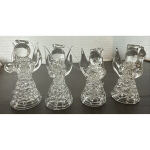 Angel Ornaments ~ Spun Small Glass Angel 2", Musical Instruments ORN128
